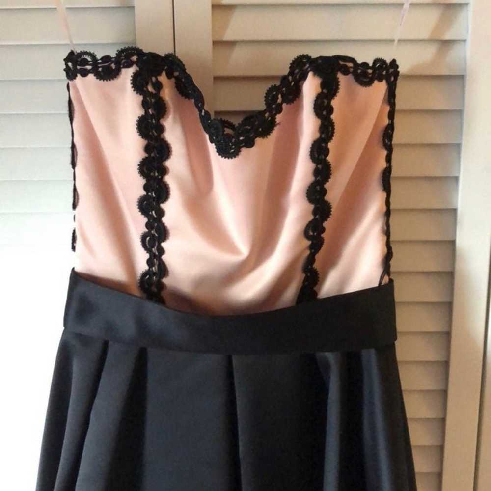 Betsey Johnson Black/Pink Strapless Special Occas… - image 4