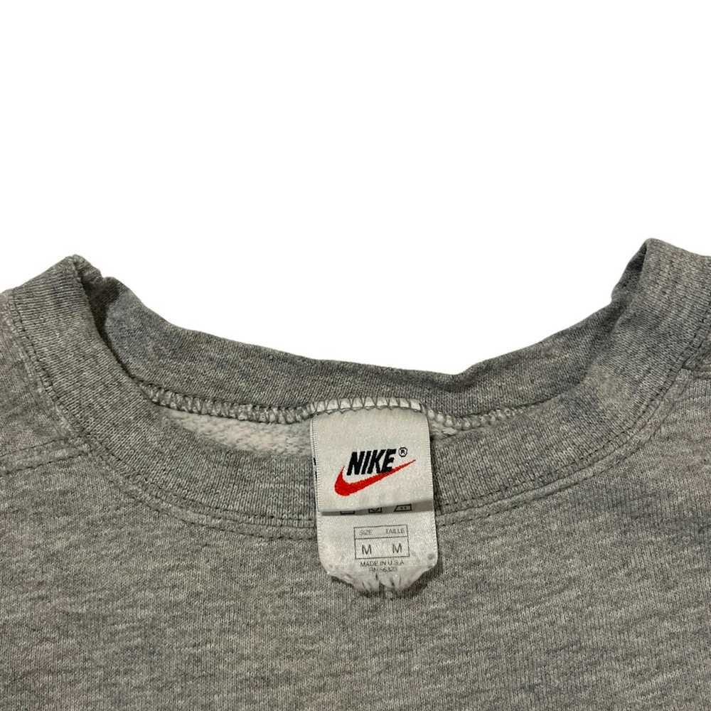 Nike × Vintage 90s Nike Spellout Sweatshirt - image 4