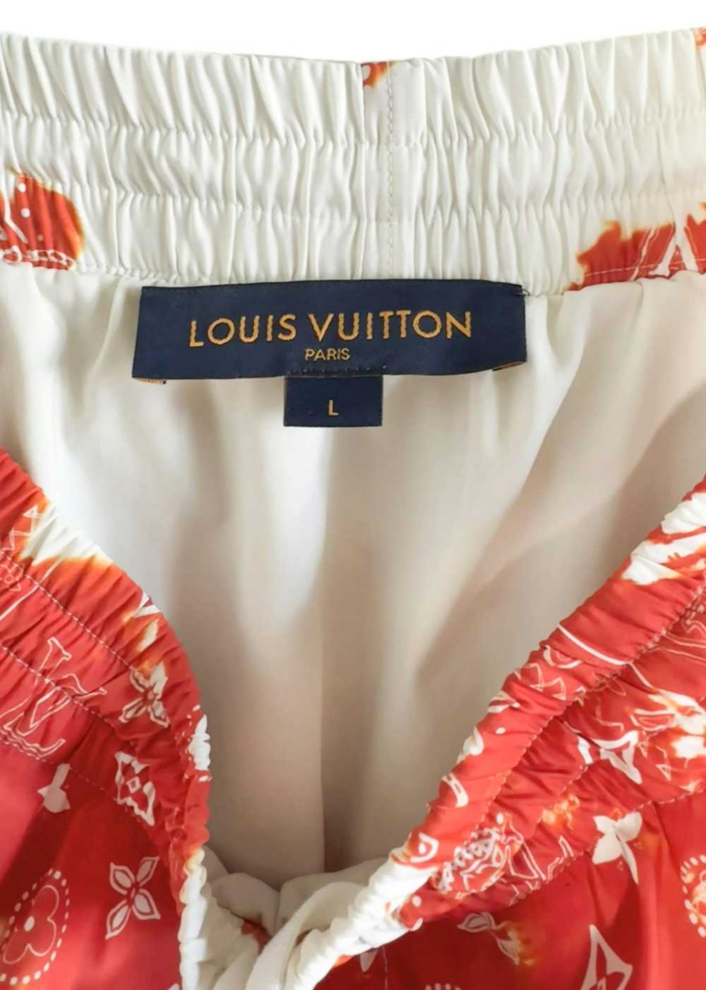 Louis Vuitton Louis Vuitton Red White Bandana Boa… - image 6