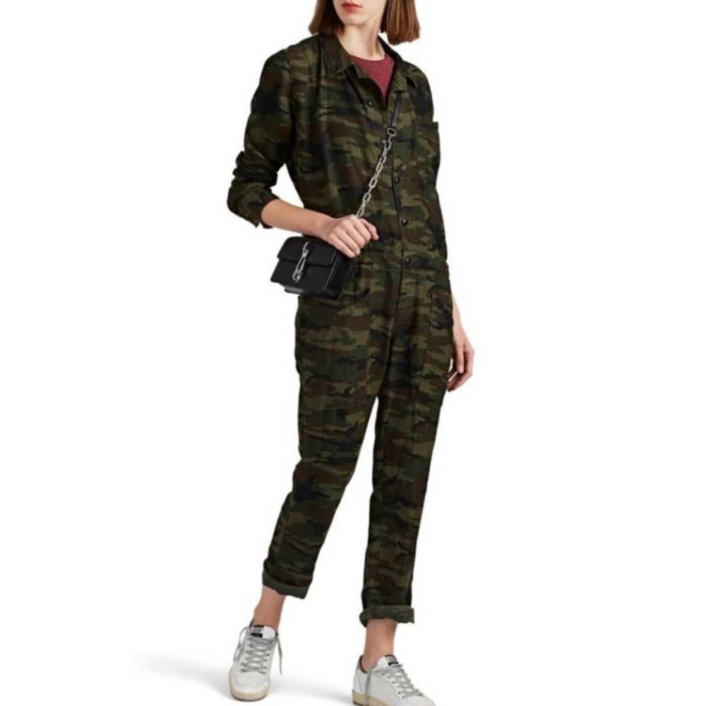 NSF BRAND Linen Blend JUMPSUIT FLIGHTSUIT COVERAL… - image 1