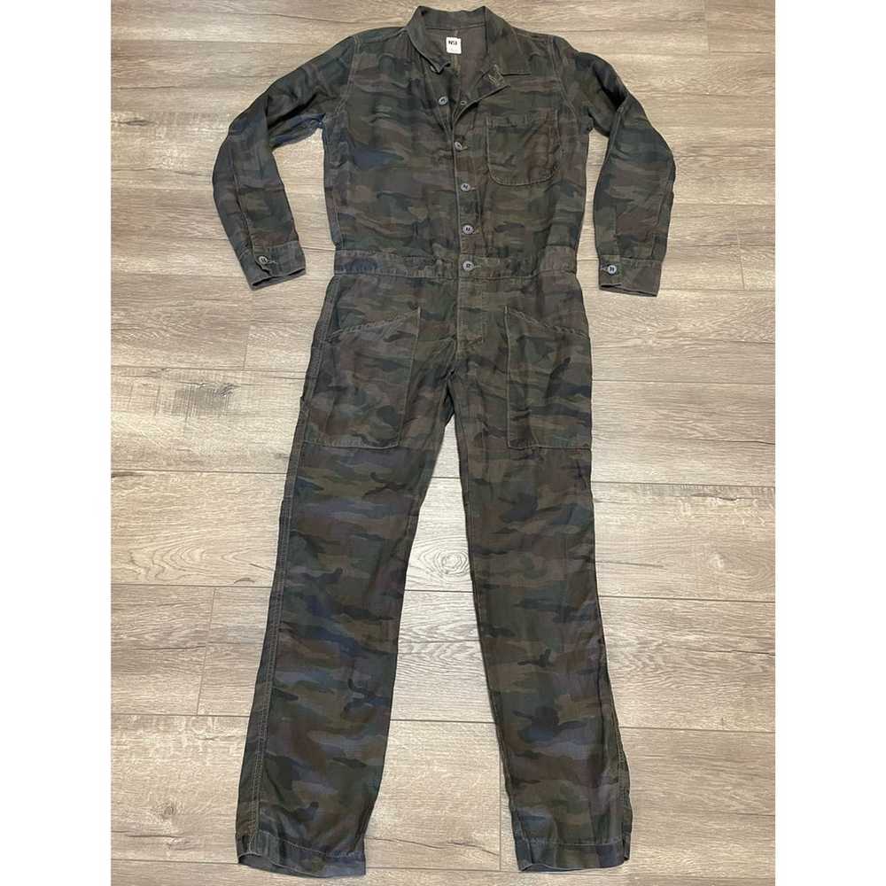 NSF BRAND Linen Blend JUMPSUIT FLIGHTSUIT COVERAL… - image 2