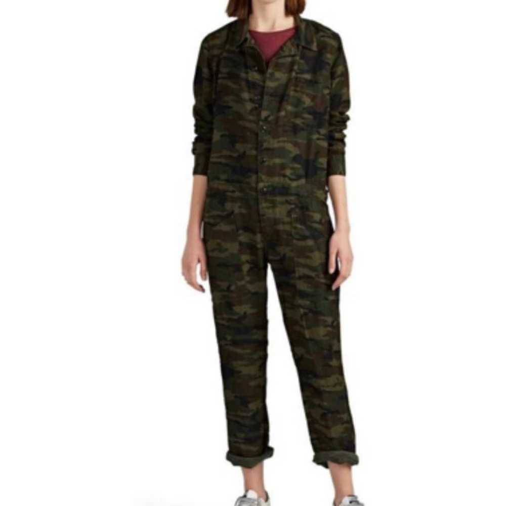 NSF BRAND Linen Blend JUMPSUIT FLIGHTSUIT COVERAL… - image 5