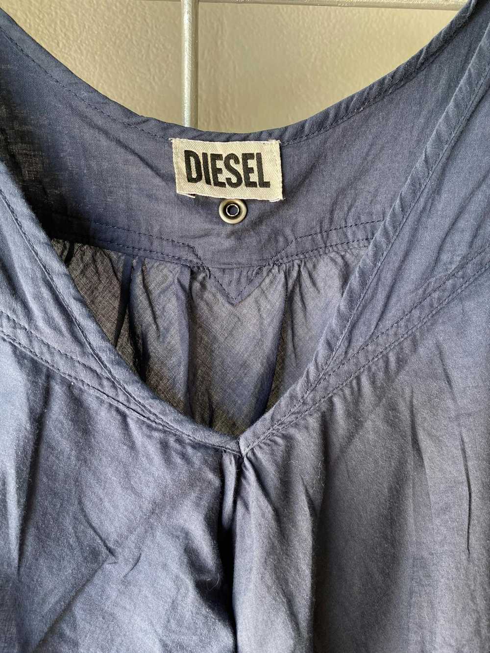 Diesel Black Gold Diesel blue tank top - image 7