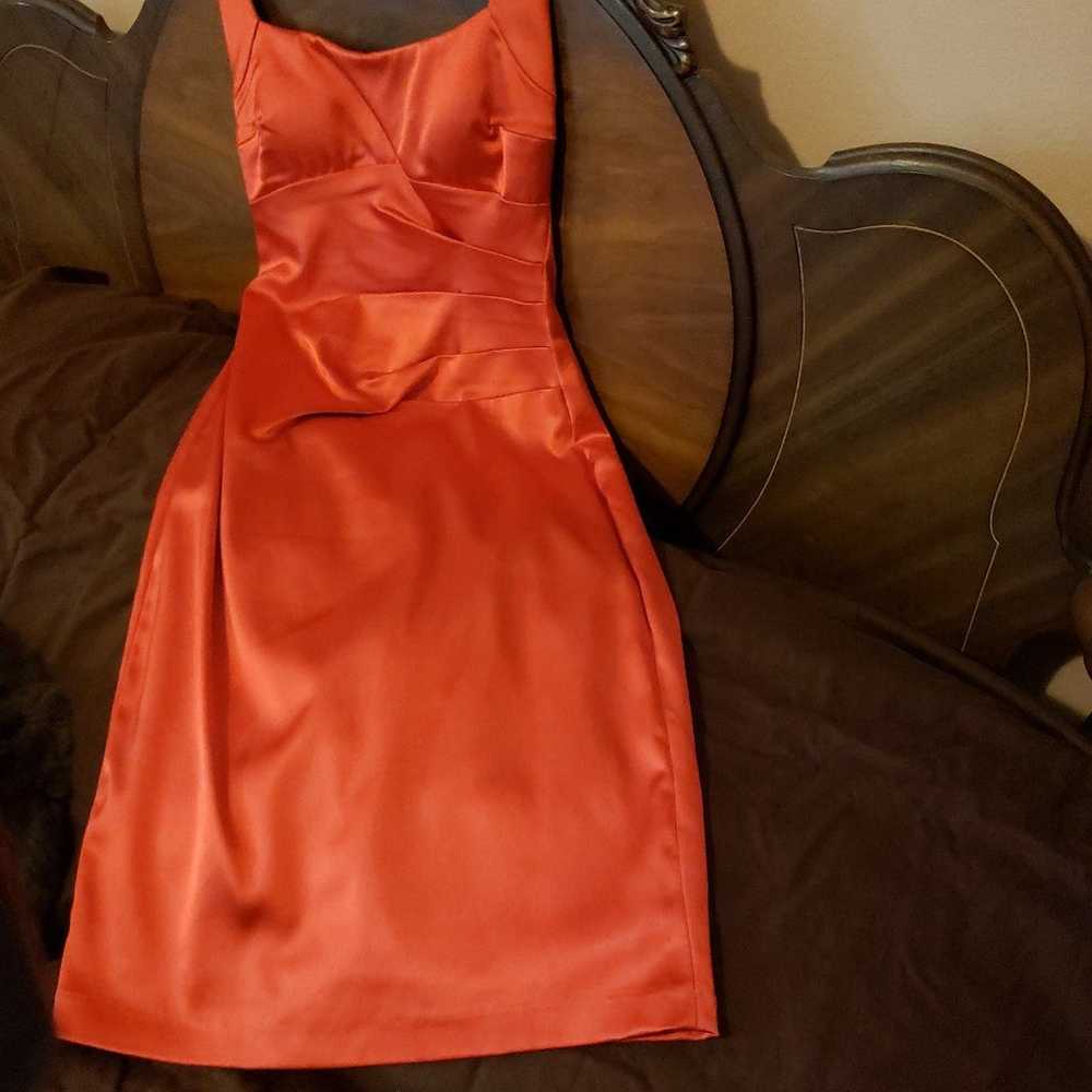 Cache Hot Tomato Red dress Size 4 - image 2