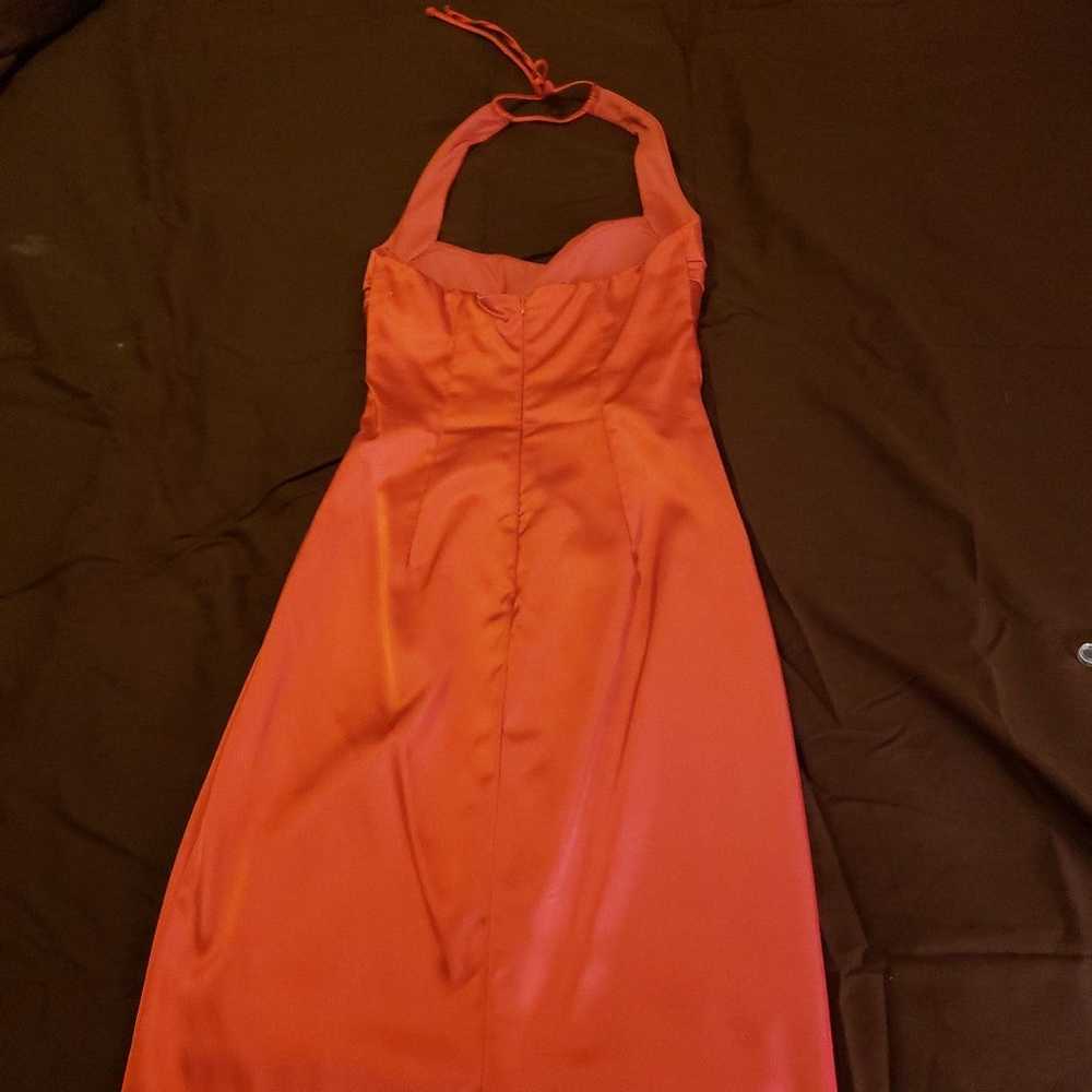 Cache Hot Tomato Red dress Size 4 - image 8