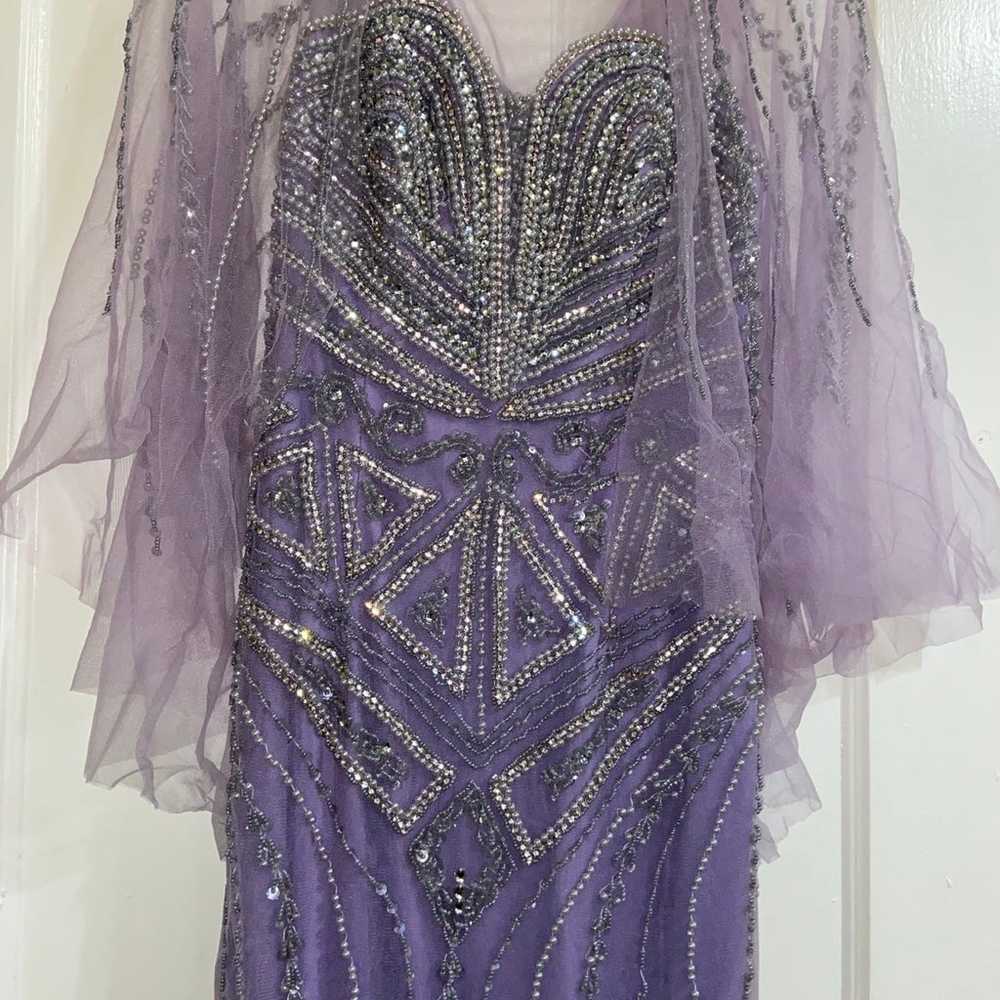 Lavender purple evening gown - image 2