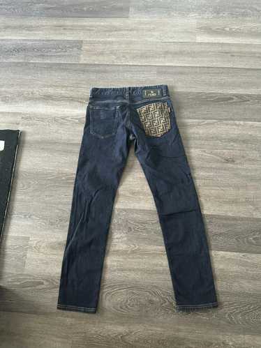 Fendi Fendi Monogram Pocket Jeans