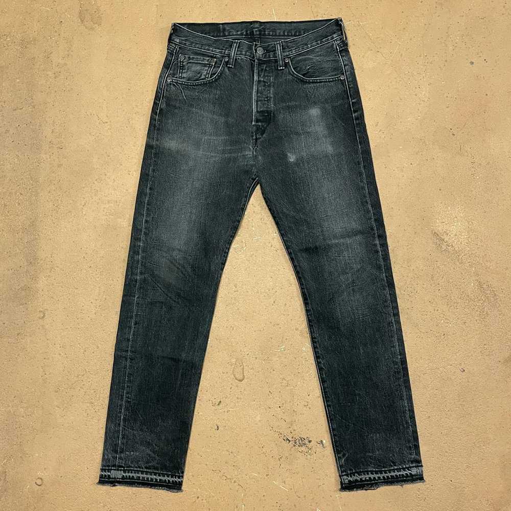 Levi's × Vintage Faded black Levi’s 501 jeans - image 1