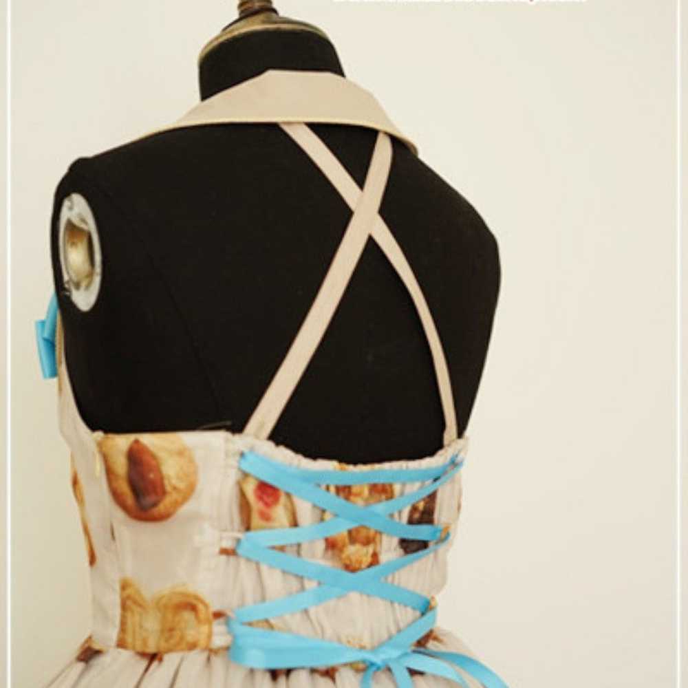 R- Series Ribbon Cookie in Cream Jumper Skirt - image 2