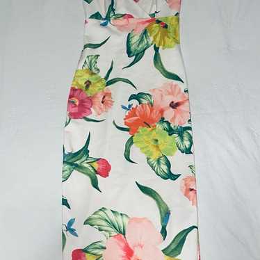 XIX Palms Floral Maxi Dress