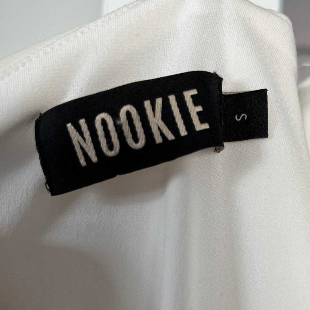 Nookie Rhea Faux Leather Mini Dress in White - image 4