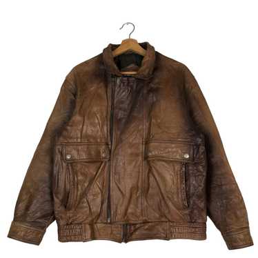 Wind armor leather jacket - Gem