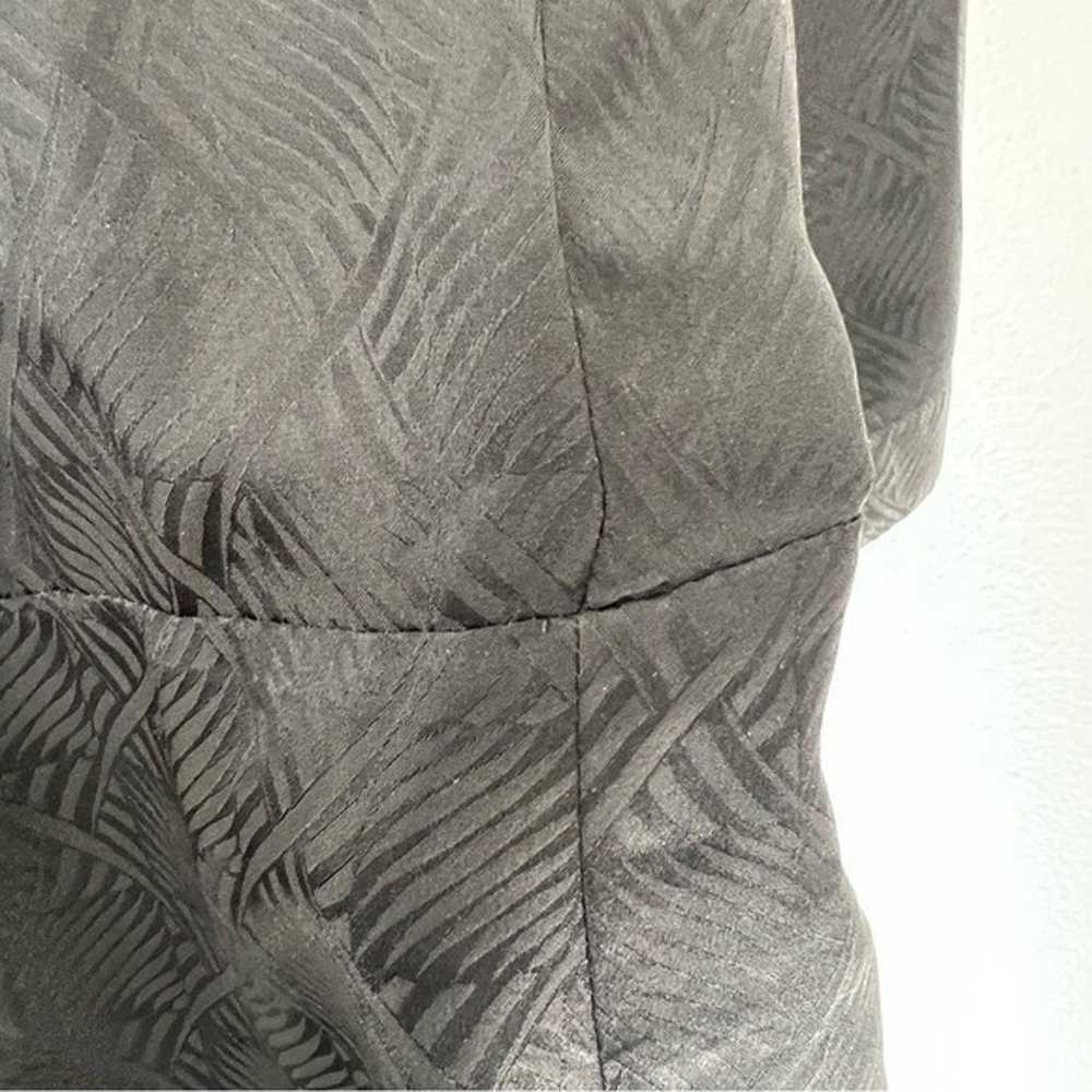 Sezane Eve Robe silk wrap Dress black - image 7