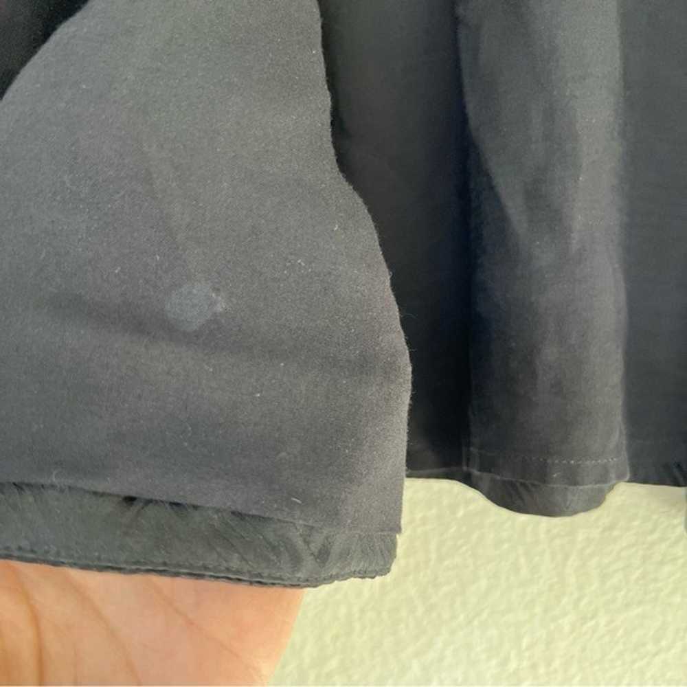 Sezane Eve Robe silk wrap Dress black - image 8