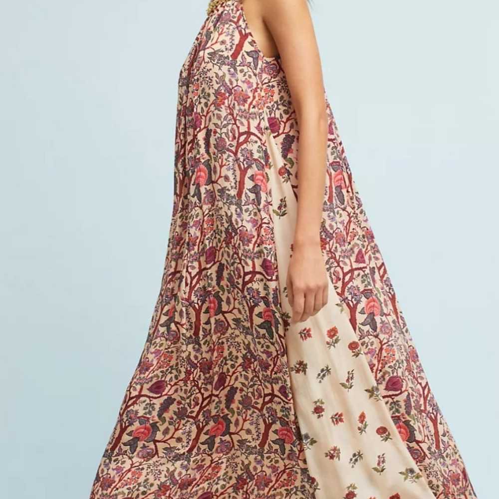 Nikasha | Anthro Beaded Halter Maxi Dress in Pink… - image 3