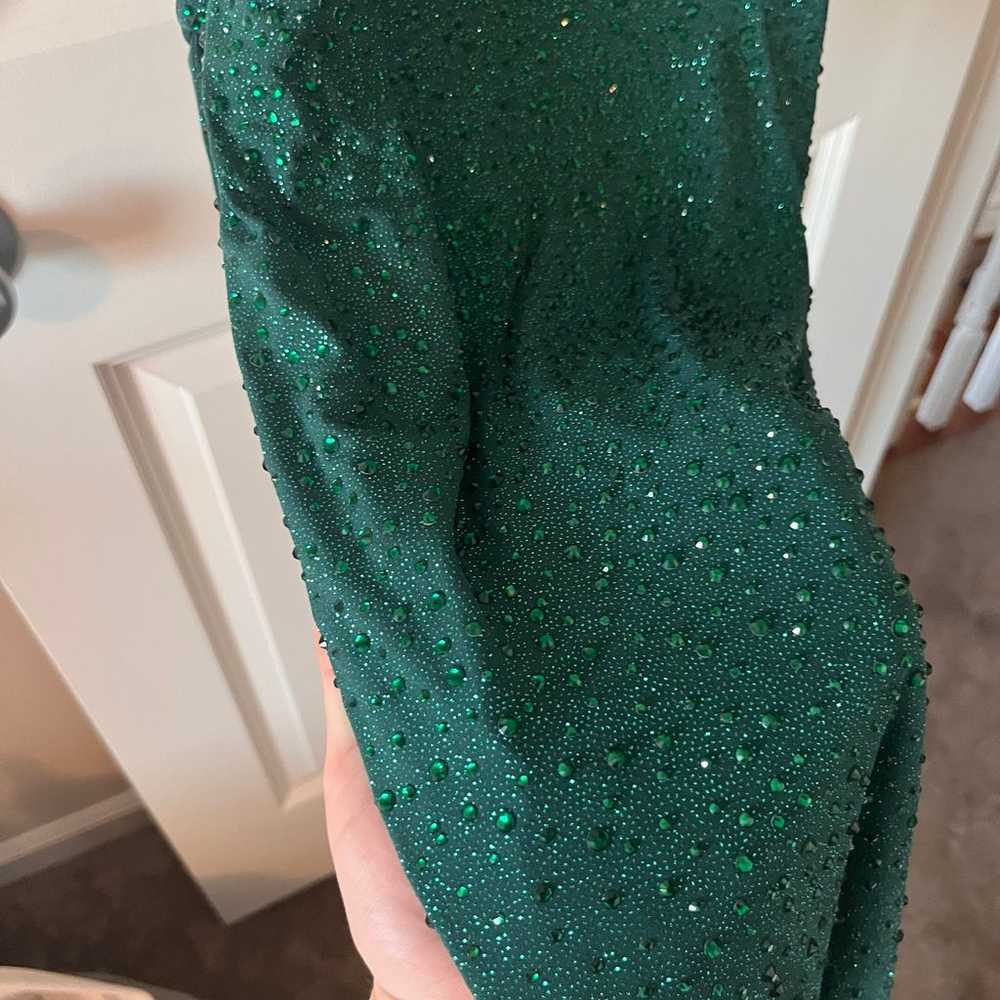 Emerald green alyce paris homecoming body on dres… - image 5