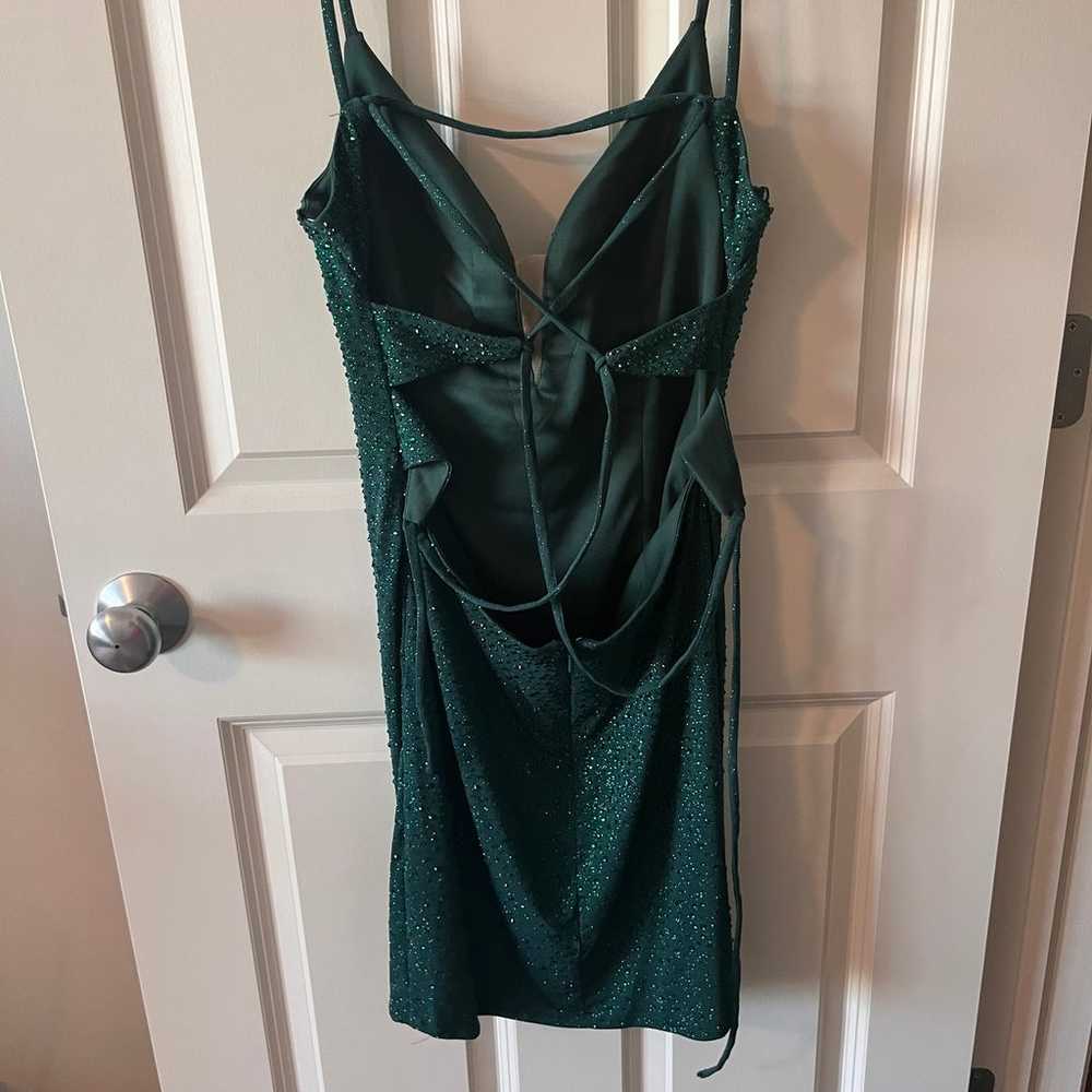 Emerald green alyce paris homecoming body on dres… - image 6
