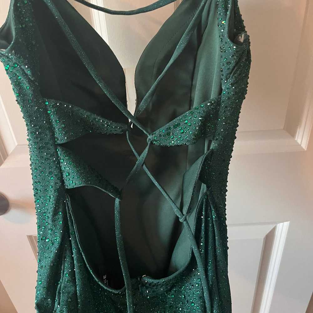 Emerald green alyce paris homecoming body on dres… - image 7