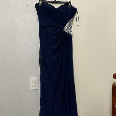evening maxi dress Pewter size - image 1