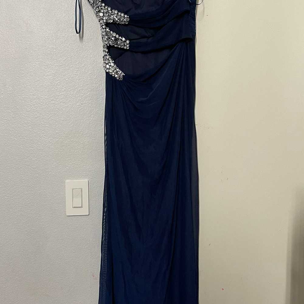 evening maxi dress Pewter size - image 2