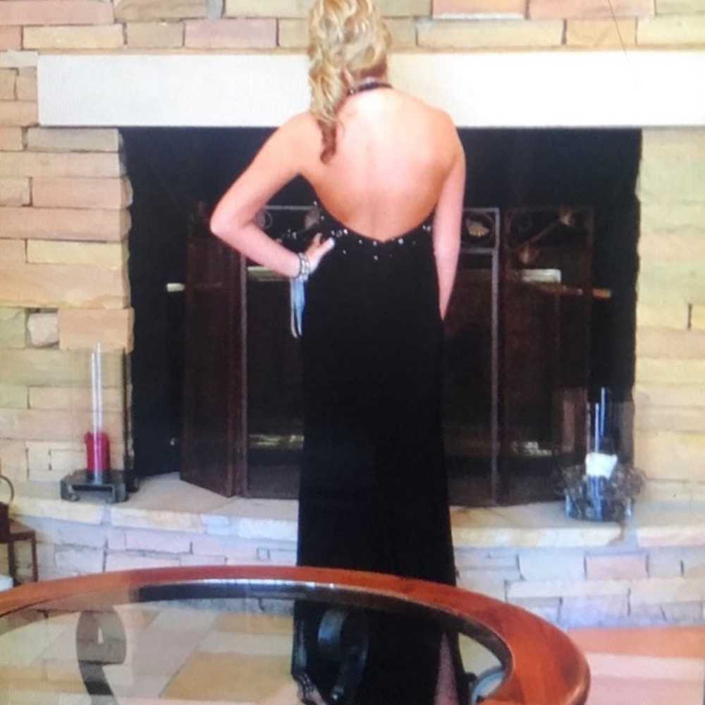 Night Moves Collection--Black Prom Dress - image 2