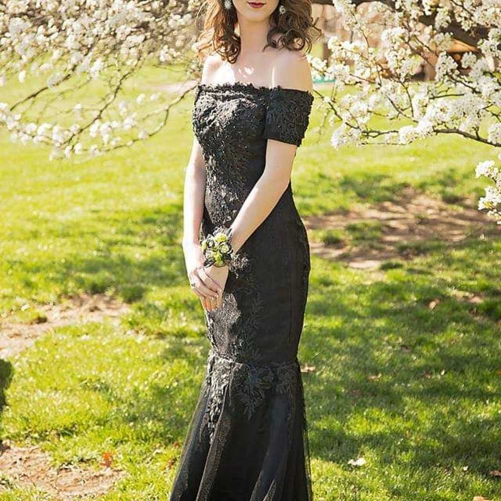 Long black evening gown - image 2