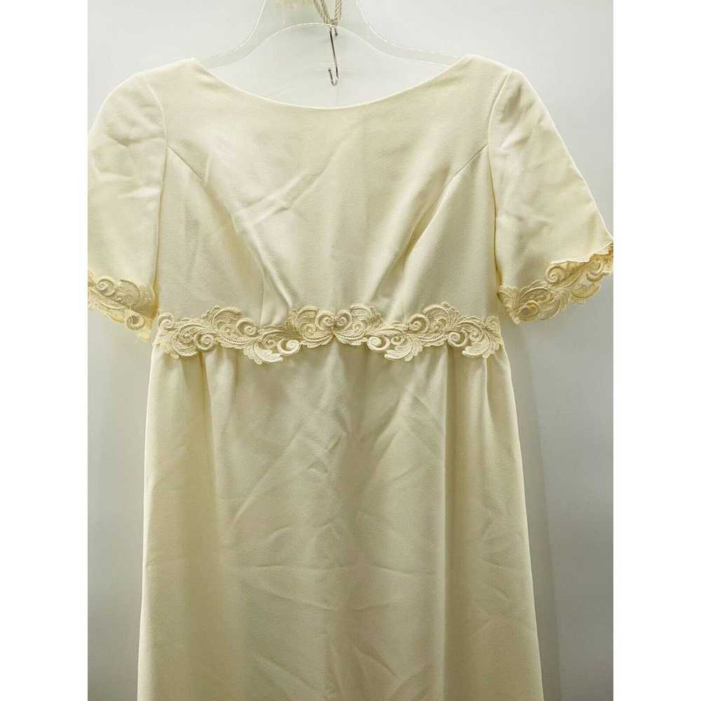 Vintage ILGWU Ivory Embellished Victorian Wedding… - image 12