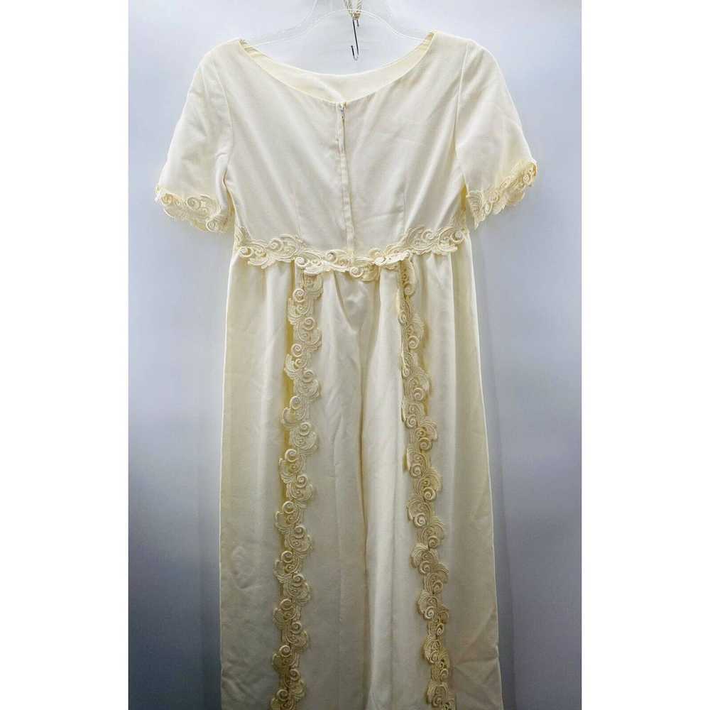 Vintage ILGWU Ivory Embellished Victorian Wedding… - image 2
