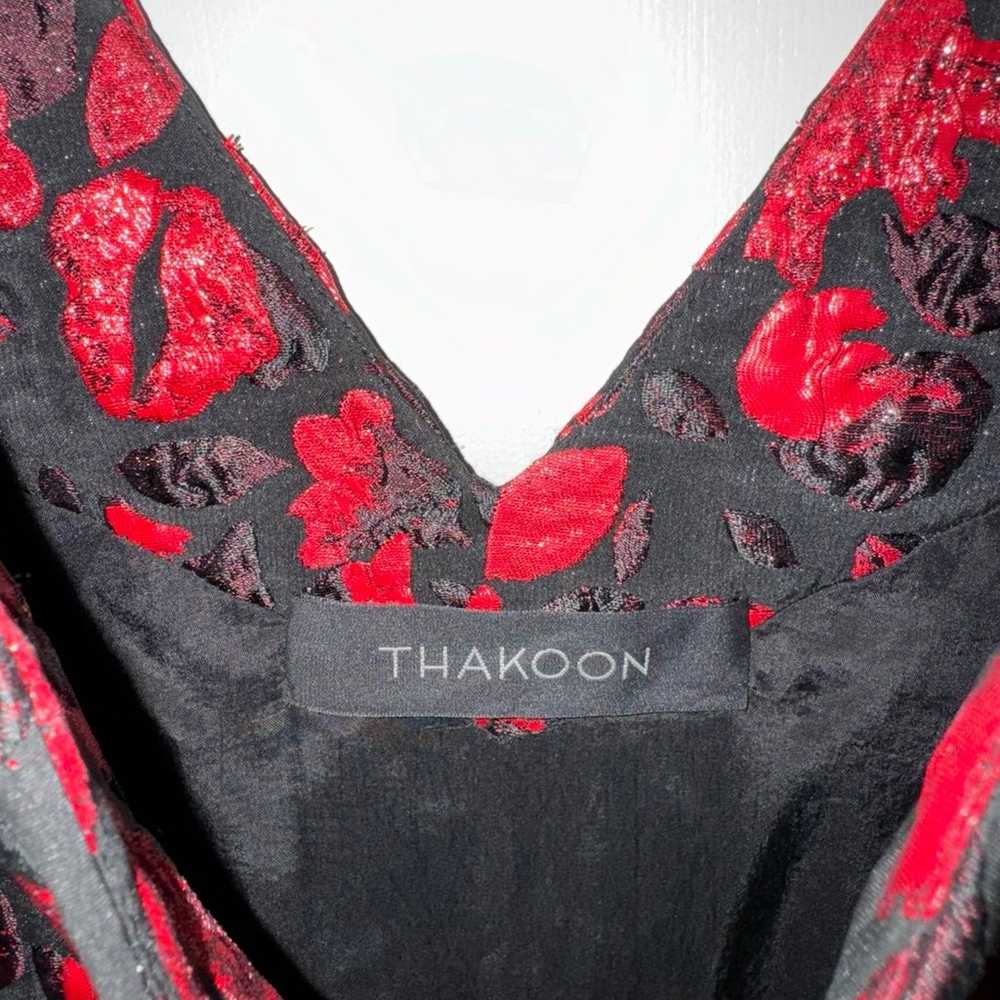 Thakoon valentines dress Nylon Silk blend size 12 - image 3