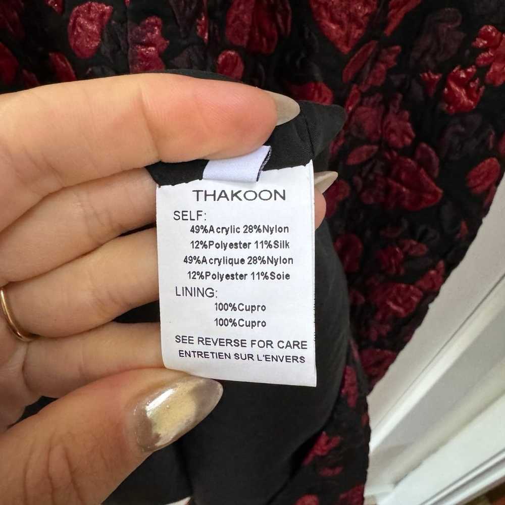Thakoon valentines dress Nylon Silk blend size 12 - image 7