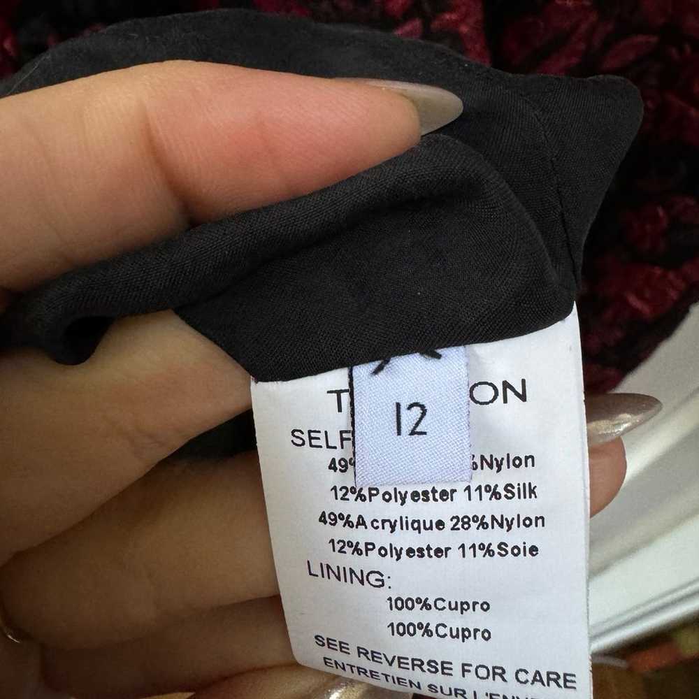 Thakoon valentines dress Nylon Silk blend size 12 - image 8