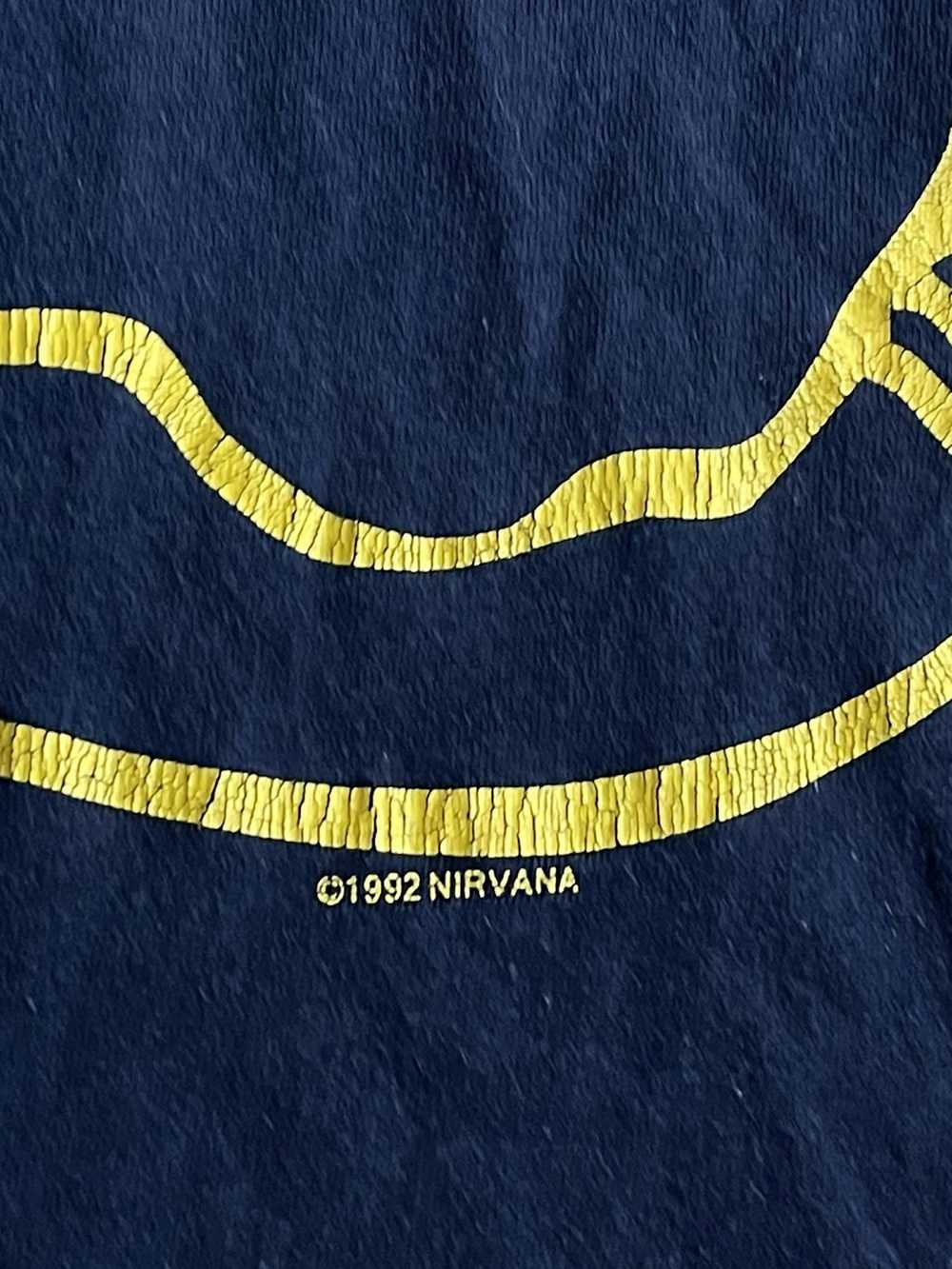 Band Tees × Nirvana × Vintage Nirvana Vintage 199… - image 2