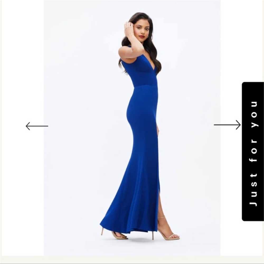 Dress the Population Sandra Electric Blue Gown La… - image 1