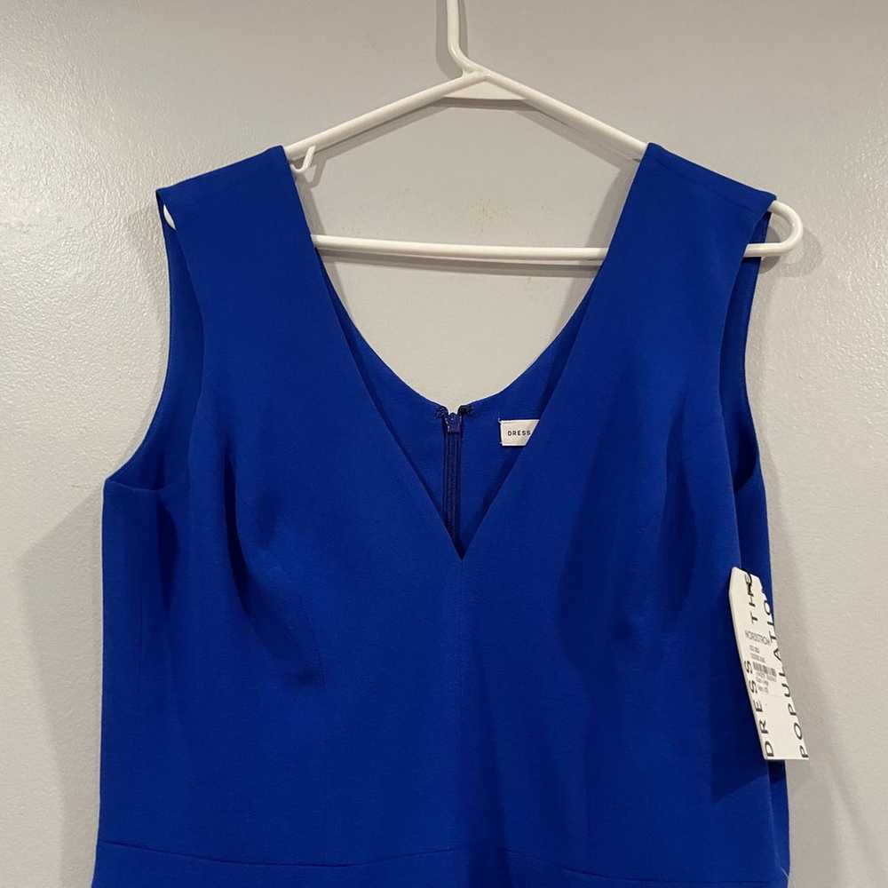 Dress the Population Sandra Electric Blue Gown La… - image 4