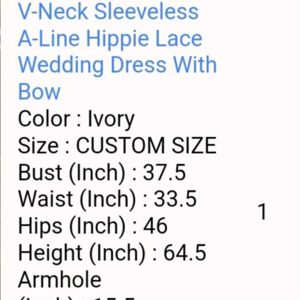 Custom Wedding Dress, Never Worn, Never Altered - image 2