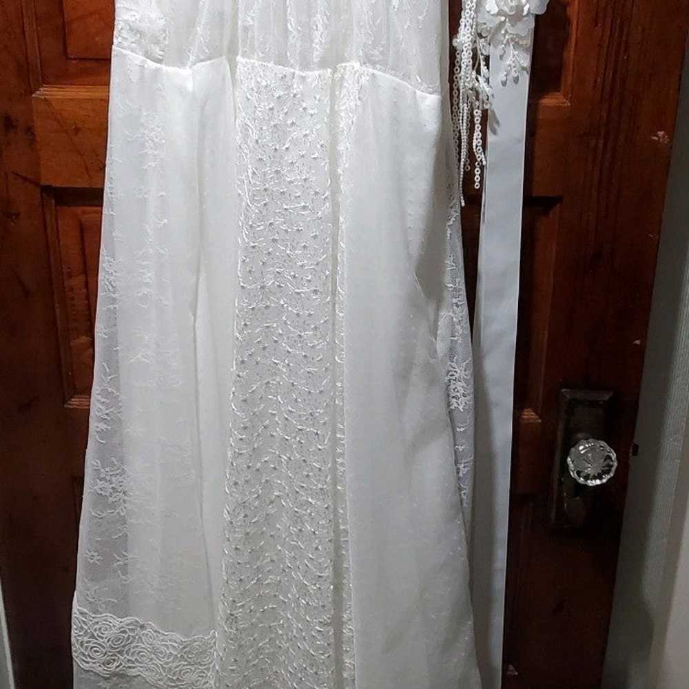 Custom Wedding Dress, Never Worn, Never Altered - image 3