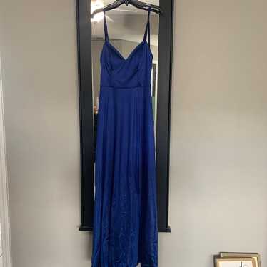 Royal Blue Long Formal Dress - image 1