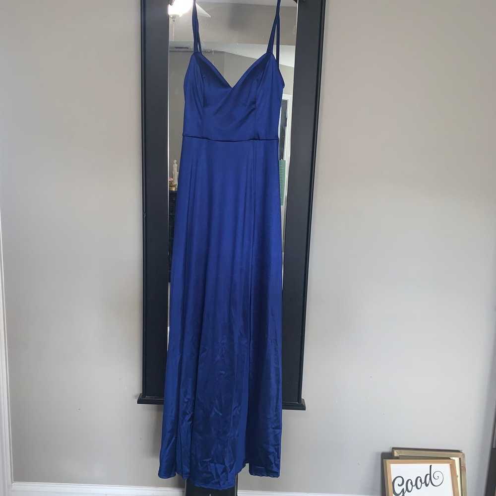 Royal Blue Long Formal Dress - image 2