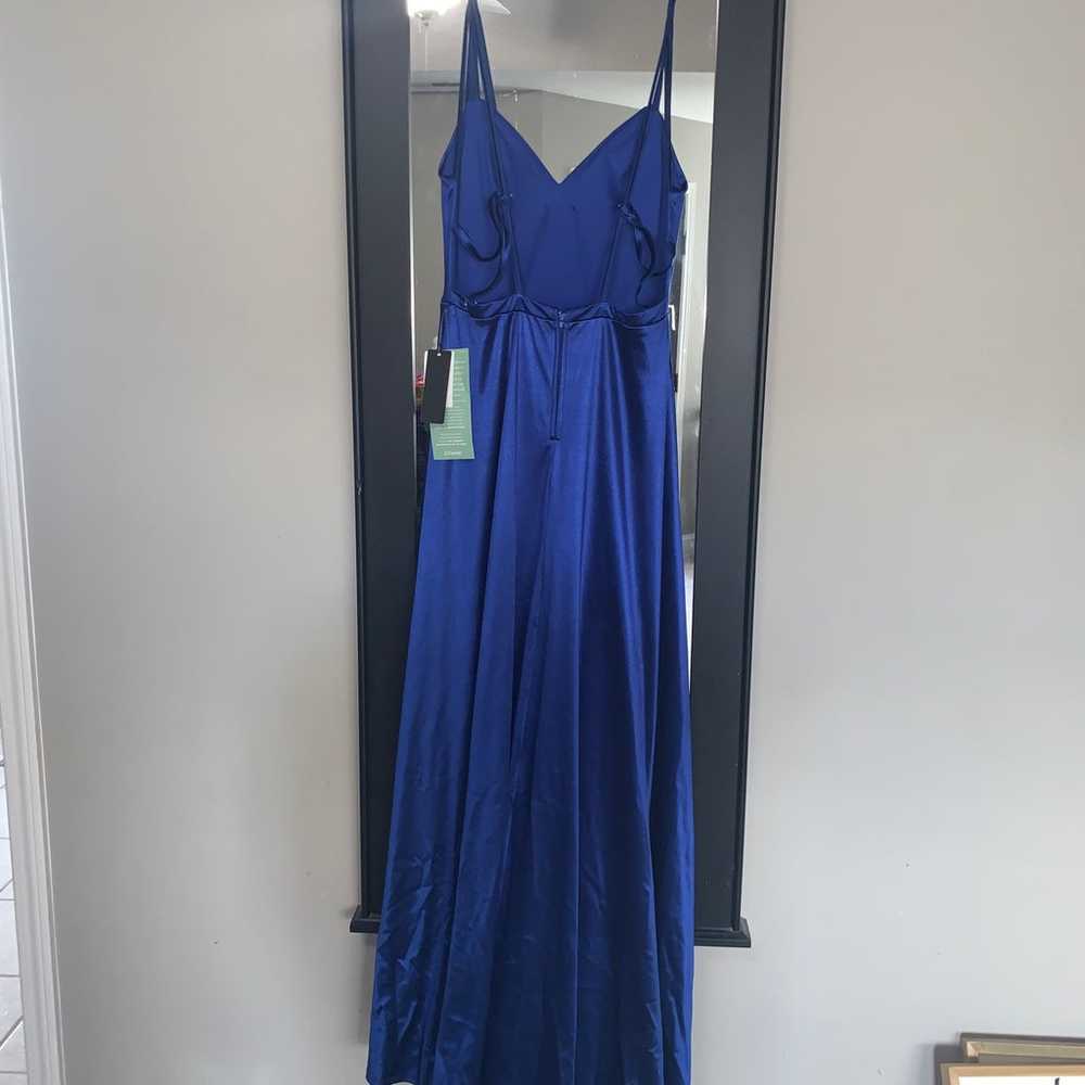 Royal Blue Long Formal Dress - image 3