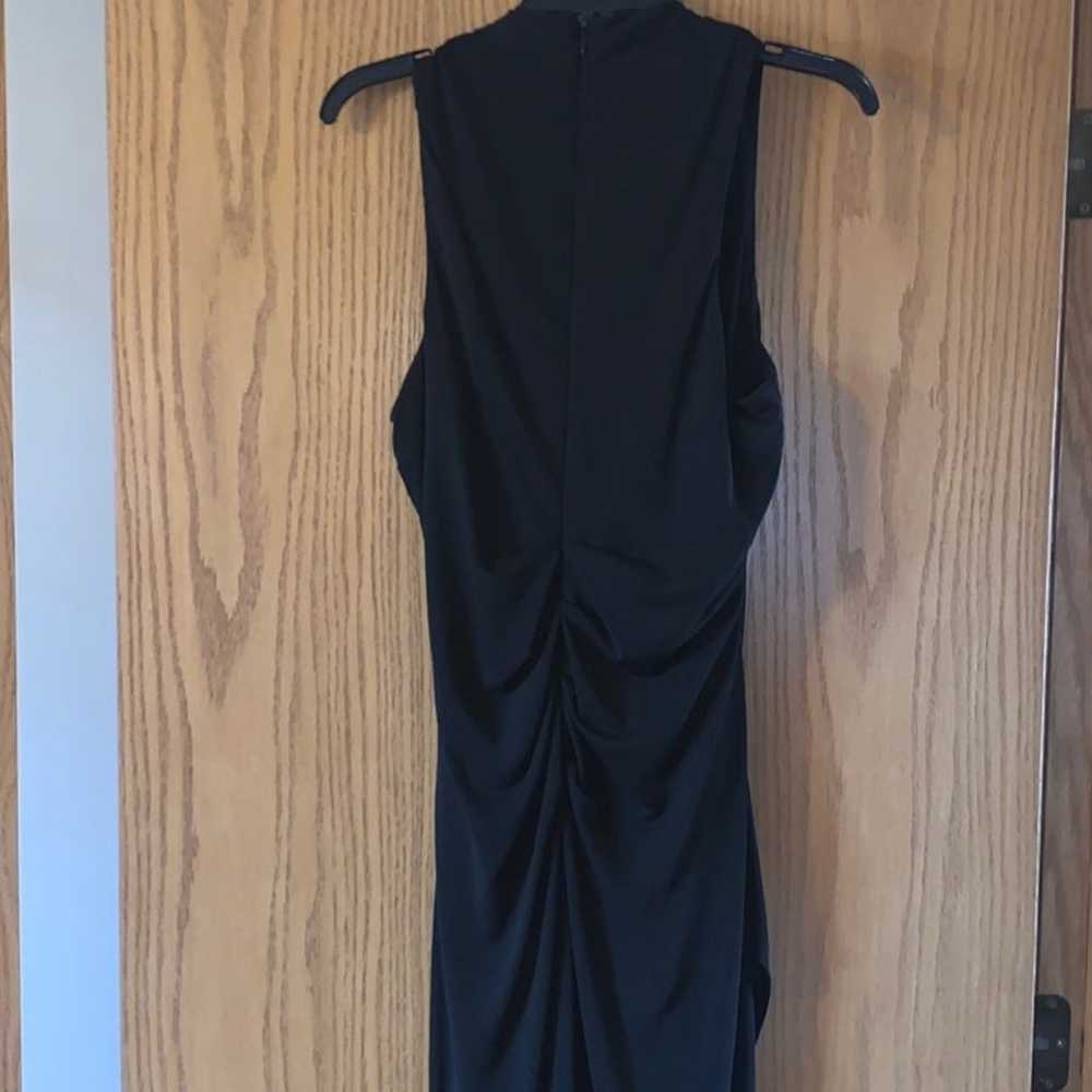 Black Midi Nicole Miller Dress - image 5