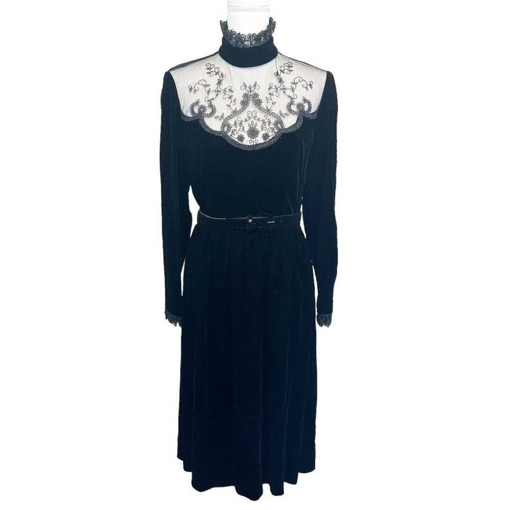 Albert Capraro Vintage 1970s Womens Size 12 Dress… - image 1