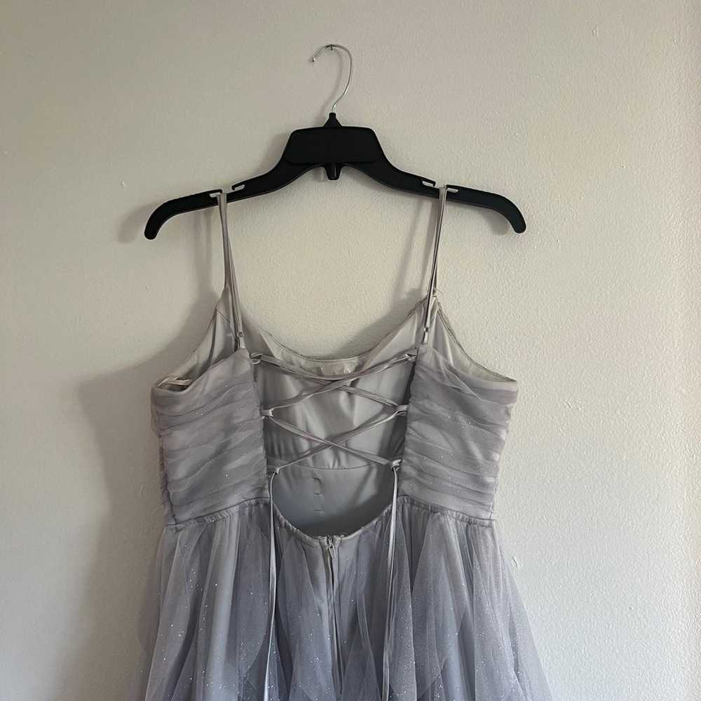 Gray/Silver Dillard’s Prom Dress - image 2