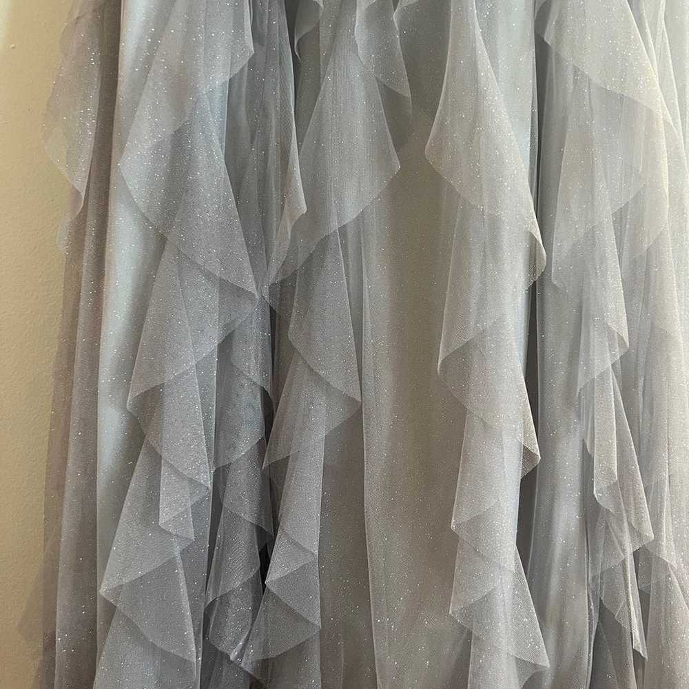 Gray/Silver Dillard’s Prom Dress - image 3