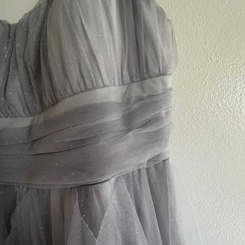 Gray/Silver Dillard’s Prom Dress - image 4