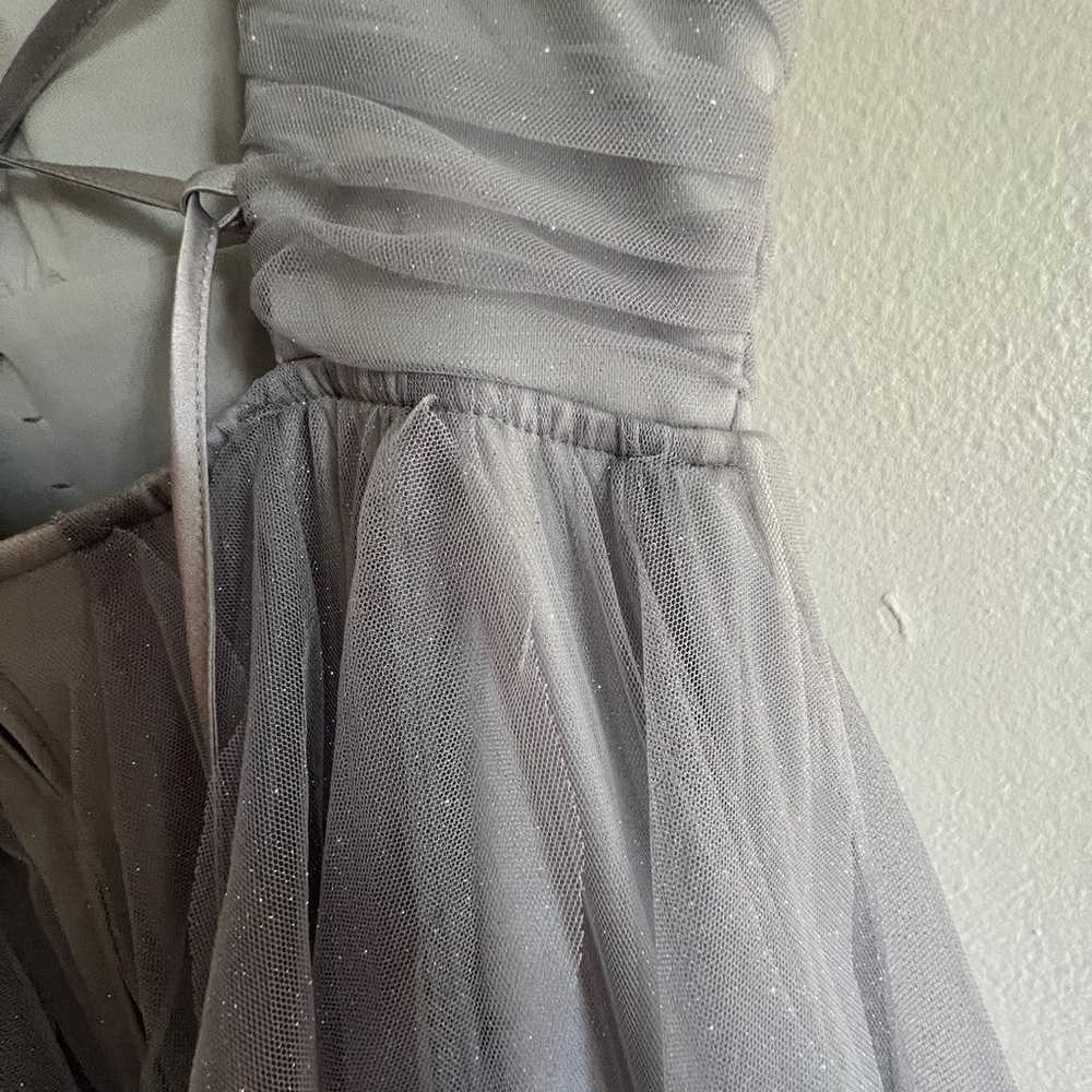 Gray/Silver Dillard’s Prom Dress - image 5