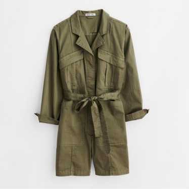 Alex Mill Expedition Green Shorts Jumpsuit - image 1