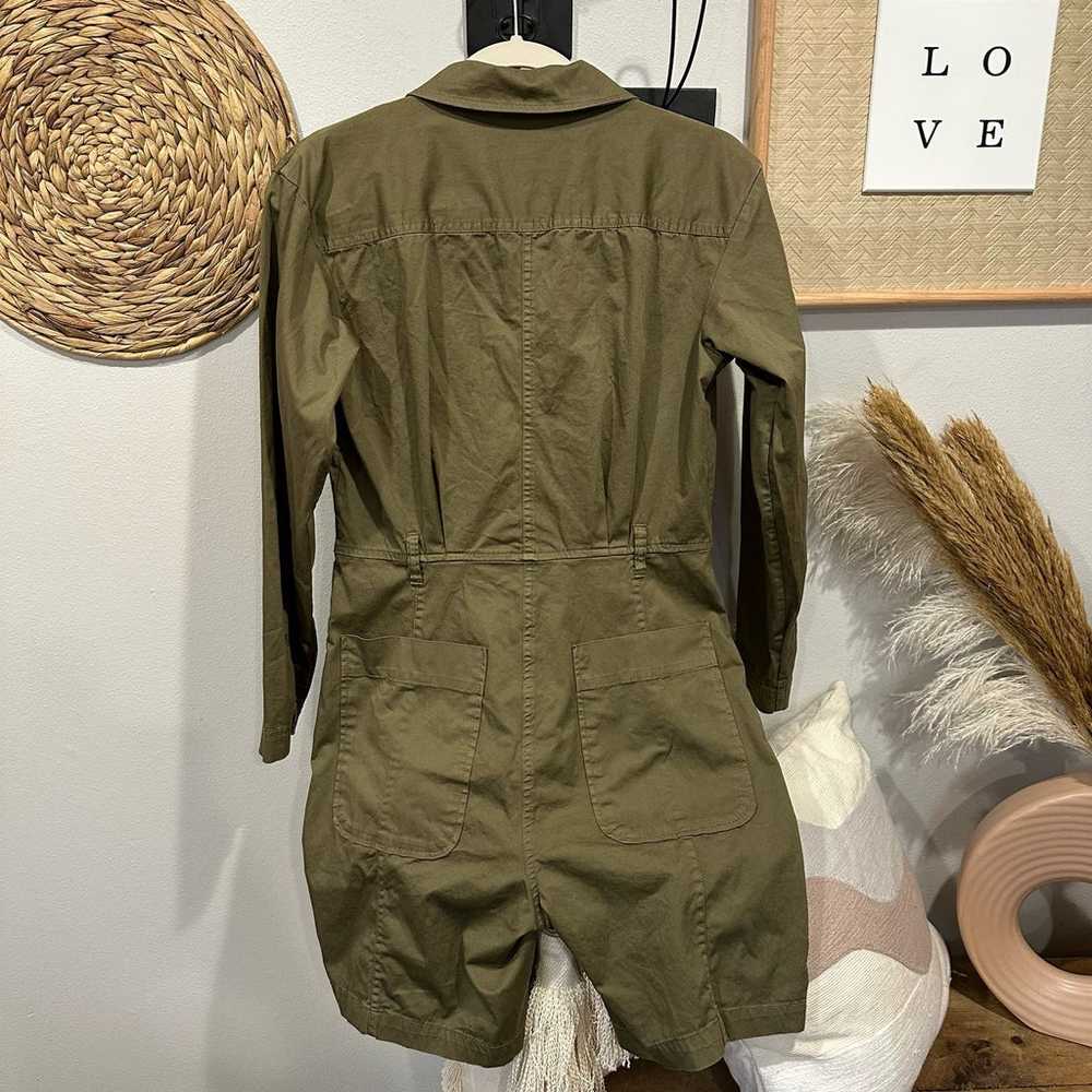 Alex Mill Expedition Green Shorts Jumpsuit - image 4