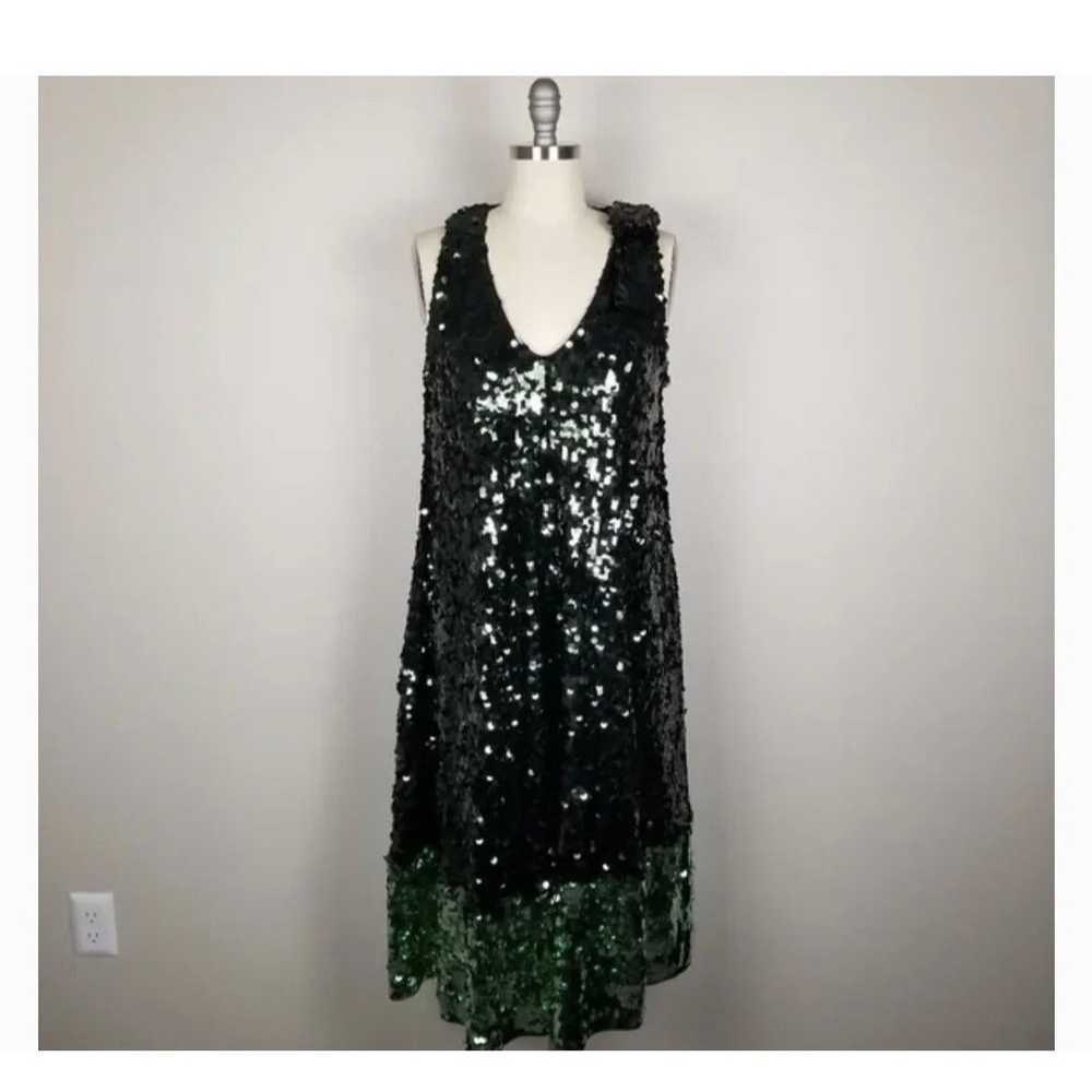Zara Special Edition Green Sequins Bow Holiday Mi… - image 7