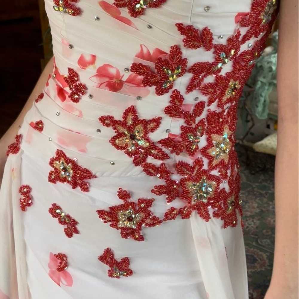 Floral Chiffon Prom Dress - image 10