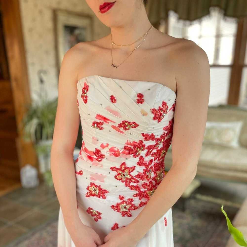 Floral Chiffon Prom Dress - image 5